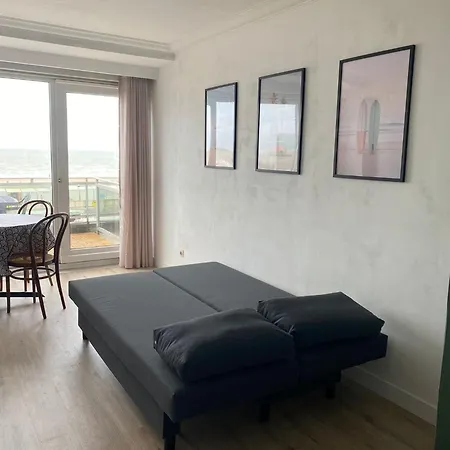 Vernieuwd 1-slaapkamer Appartement, Frontaal Zeezicht Met Terras Blankenberge